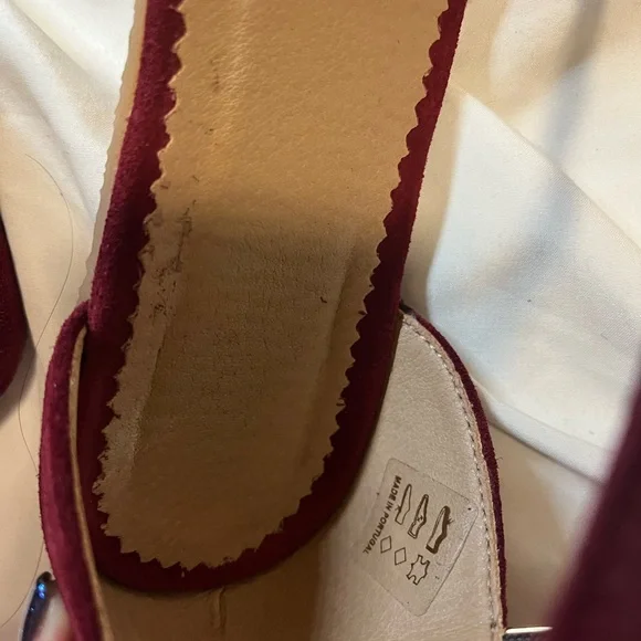Barefoot Shapen Women Shoes Size 39 Burgundy/Red - Picture 3 of 9